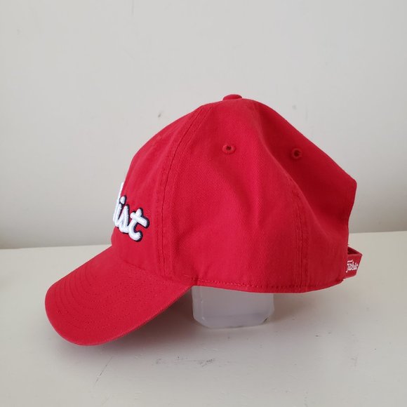 Washington Nationals Hat Cap Strap Back Titleist Golf Red MLB Baseball Mens New - Picture 6 of 9